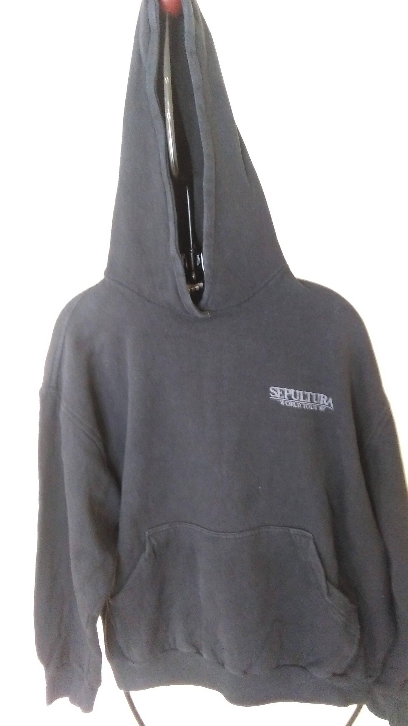 Vintage Sepultura Rare Hoodie '89 World Tour - Etsy