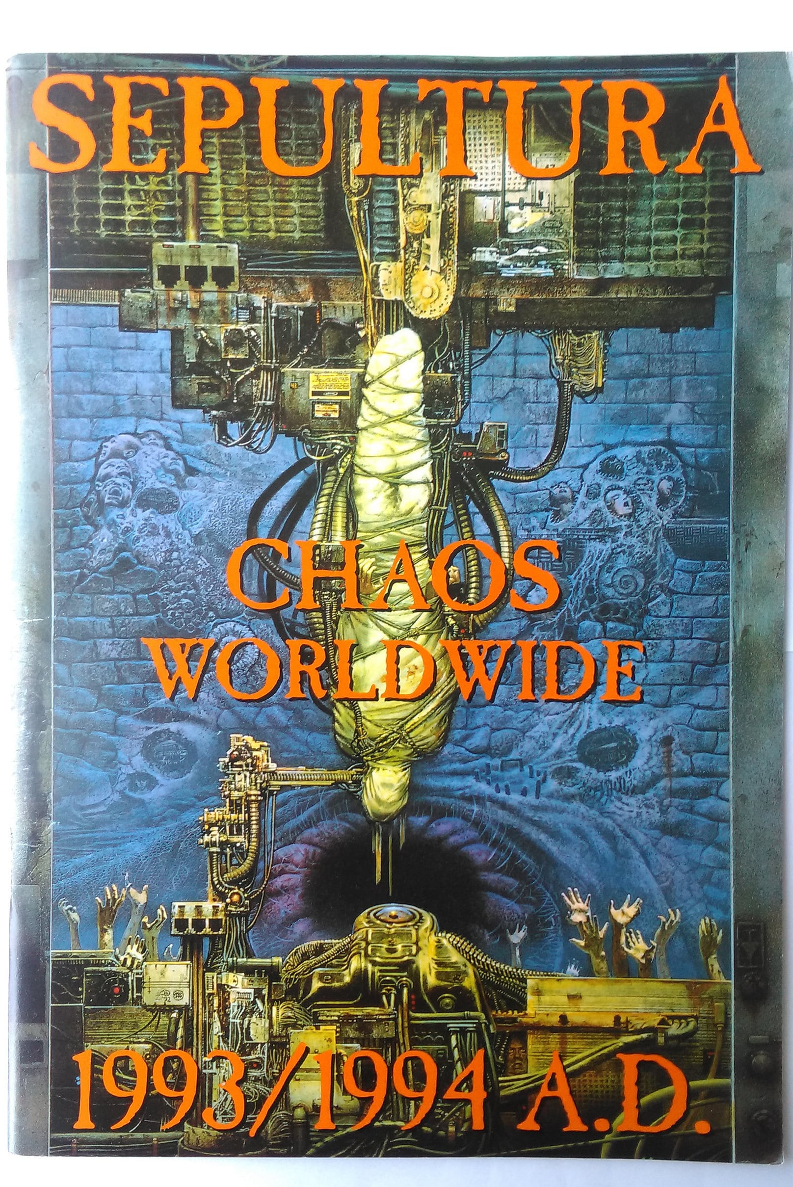 Vintage Sepultura Chaos AD Tour Programme '93/94 - Etsy Vintage Sepultura Chaos AD Tour Programme '93/94 - Etsy