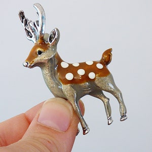 Wald Reh Magnetischer Nadelmagnet Handgemachter Nähen Minder Nähzubehör Quilten Nadelspitze Wald Hirsch Kreuzstich Minder