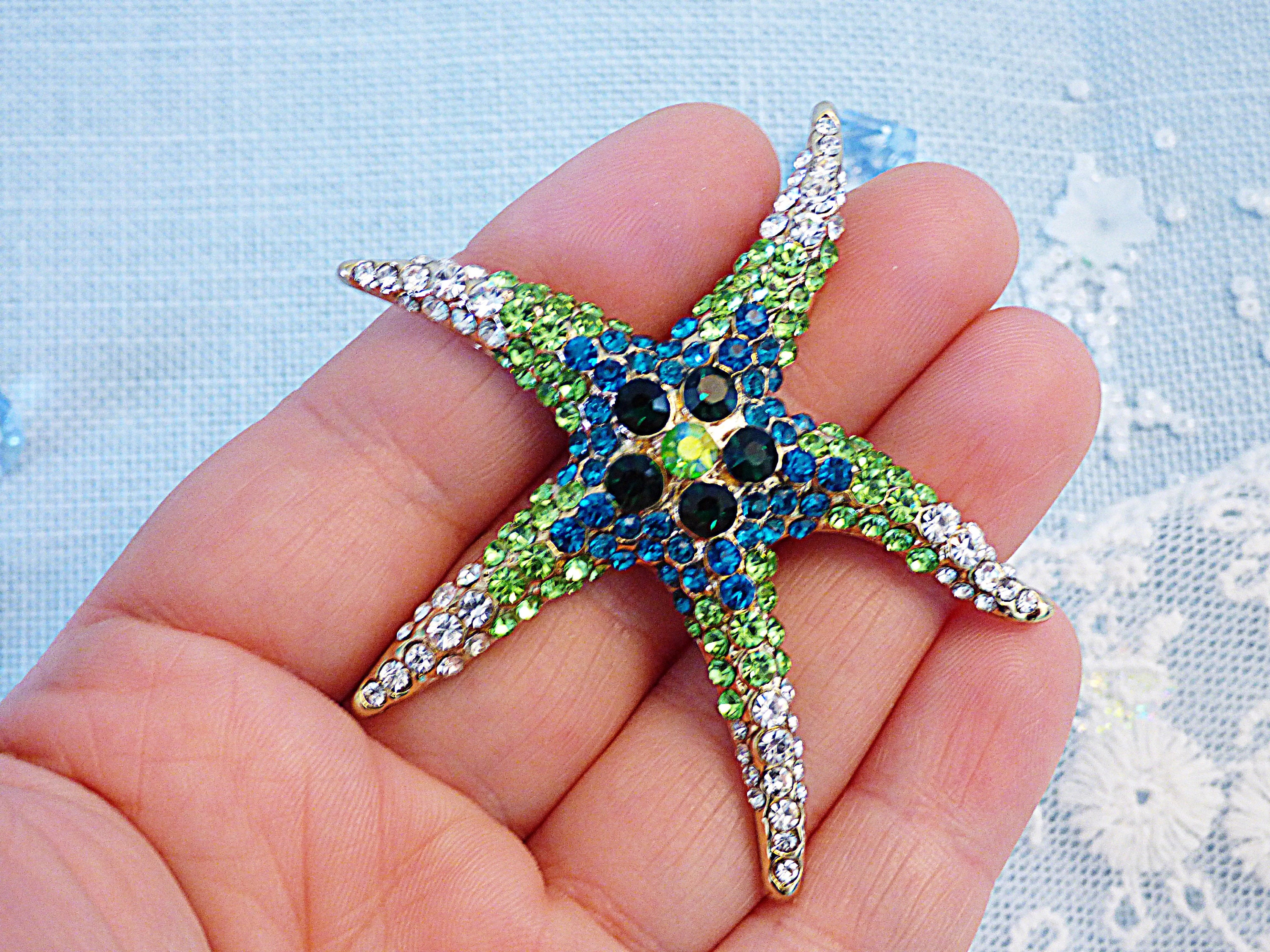 Colorful starfish Needle Minder Handmade Designer Sewing Etsy