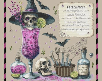 Halloween Cross Stitch Pattern PDF Halloween sampler Halloween digital pattern chart cross stitch Sampler Halloween cross stitch pattern