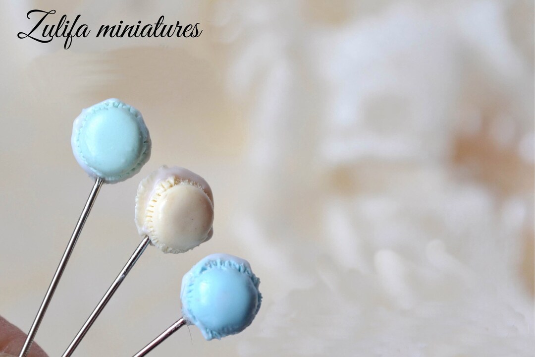 Сounting Needle Pin Set Pastry Macaroons Counting Pins Embroidery ...