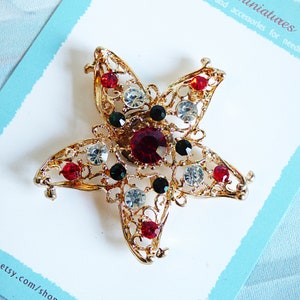Needle Minder Filigree  Sparkling New Year&#39;s Star Magnetic Needle Minder Sewing Minder OOAK Sewing Accessory Quilting Magnetic Minder