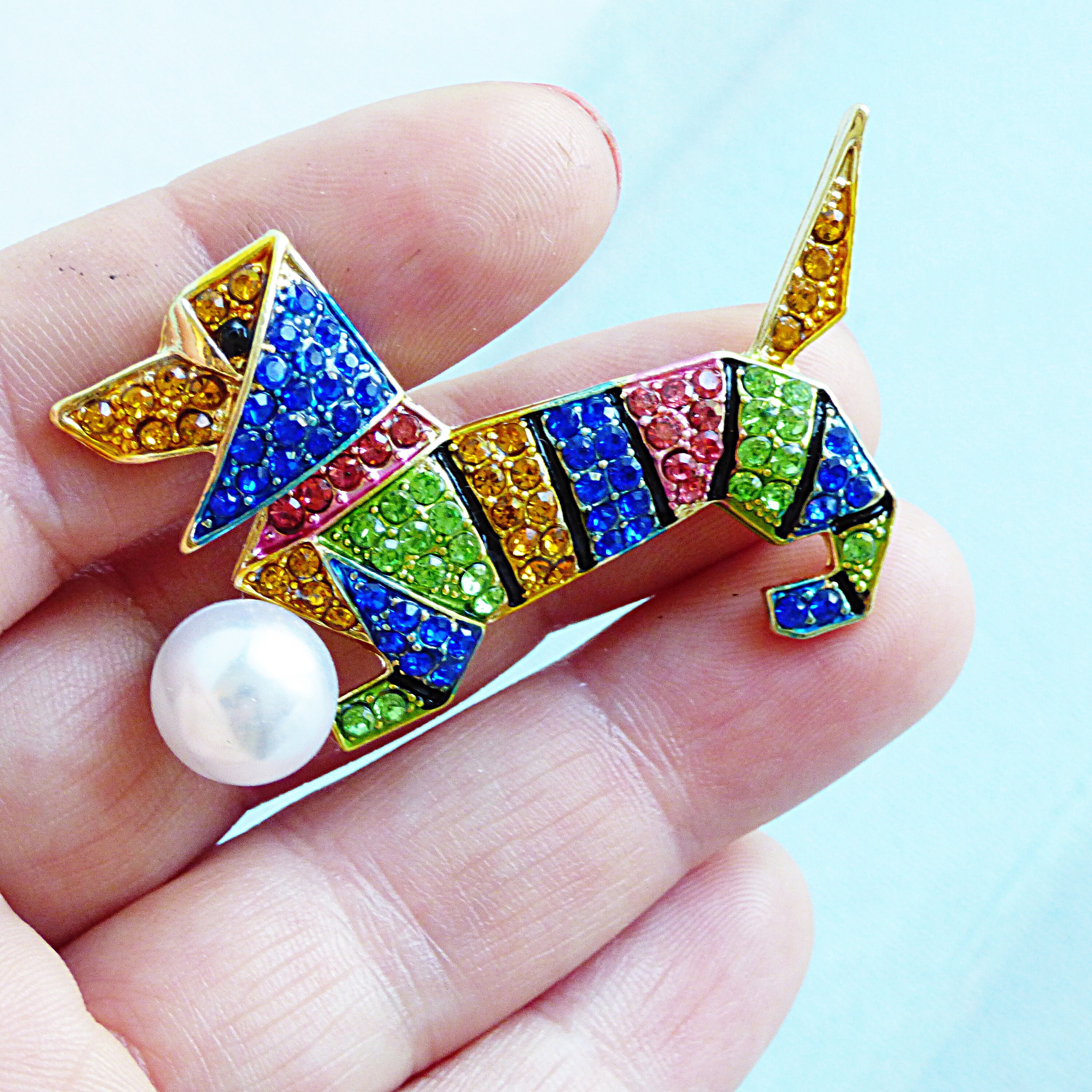 Dachshund Needle Minder Handmade Designer Sewing Minder OOAK Etsy