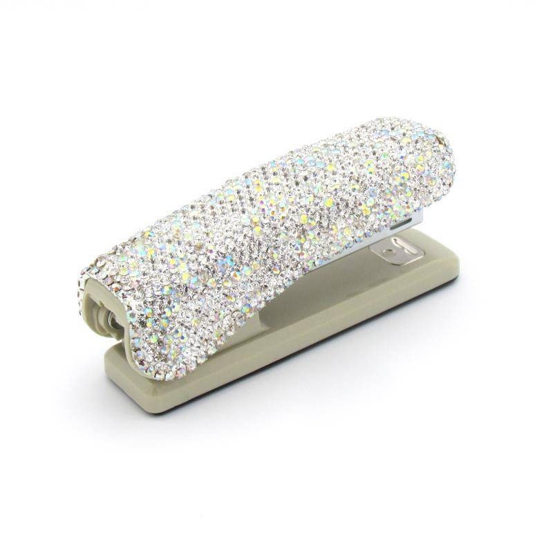 Red Rhinestone Stapler Hand Inlaid Rhinestone Sparkle Functional Stapler - Etsy