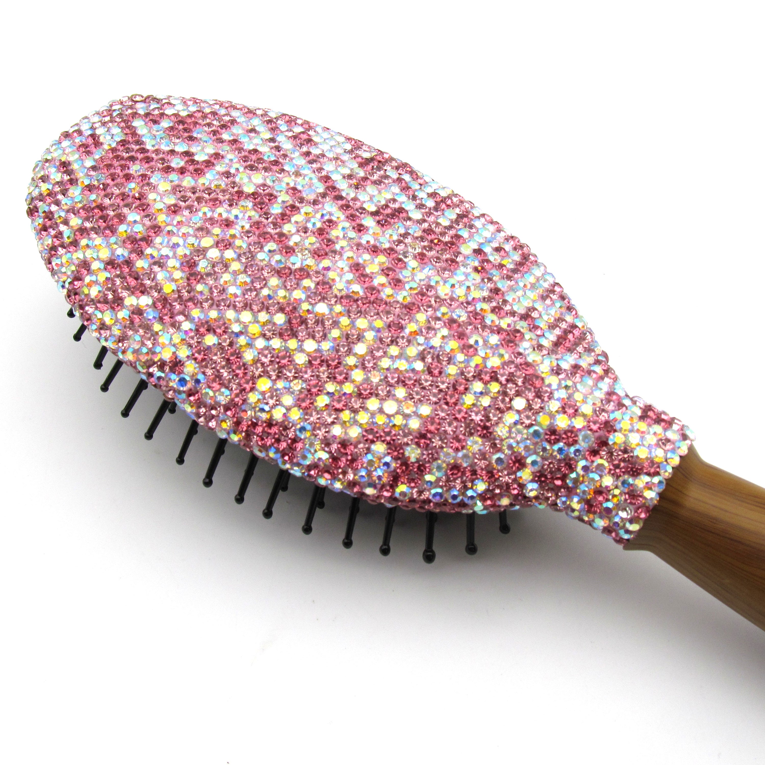 Hand Inlaid Rhinestone Hair Brush Etsy