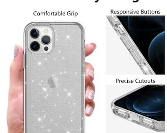 iPhone & Samsung Sparkling Glitter Heavy Duty  Mobile Phone Case