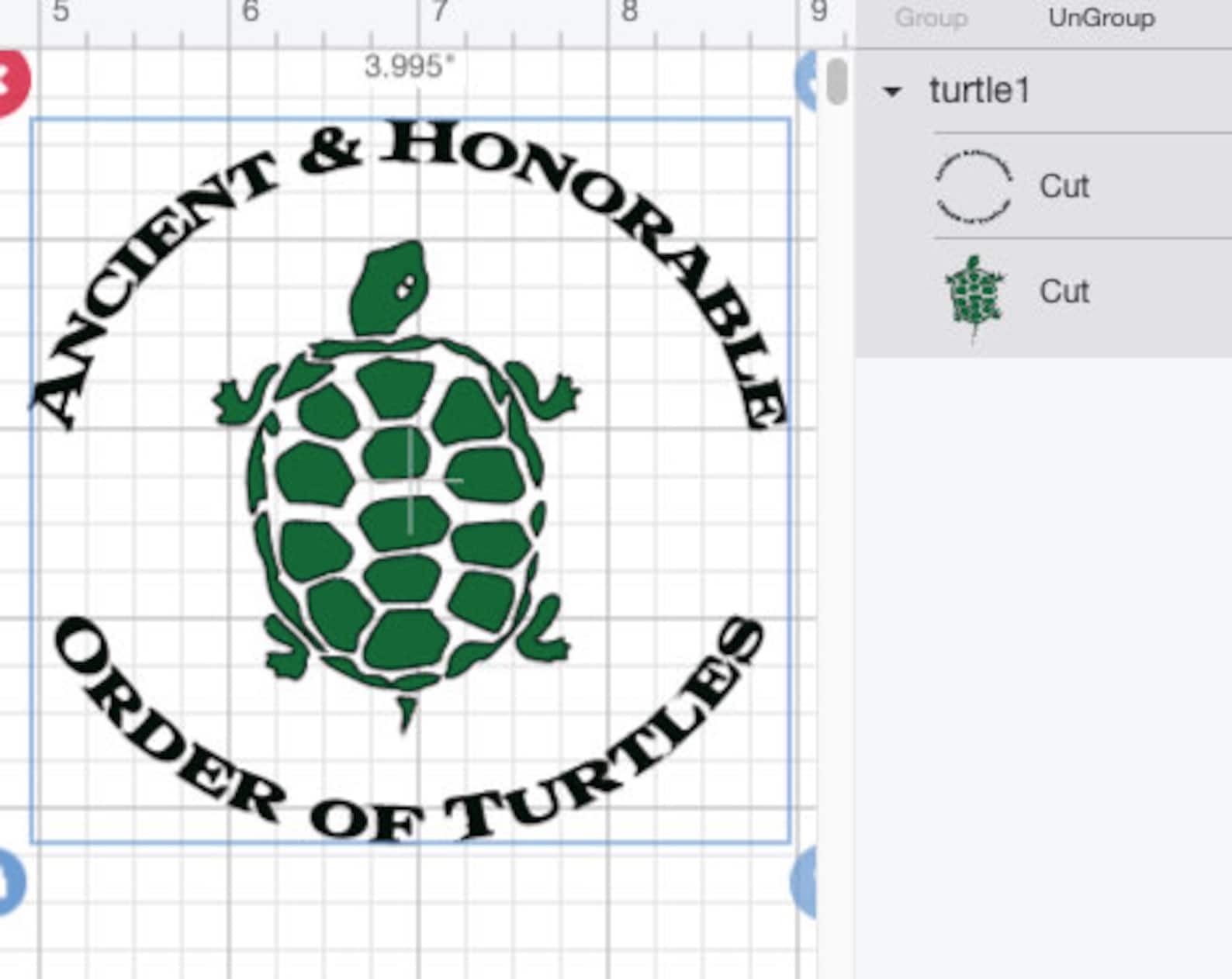 Order of the Turtle Fraternity SVG file Etsy