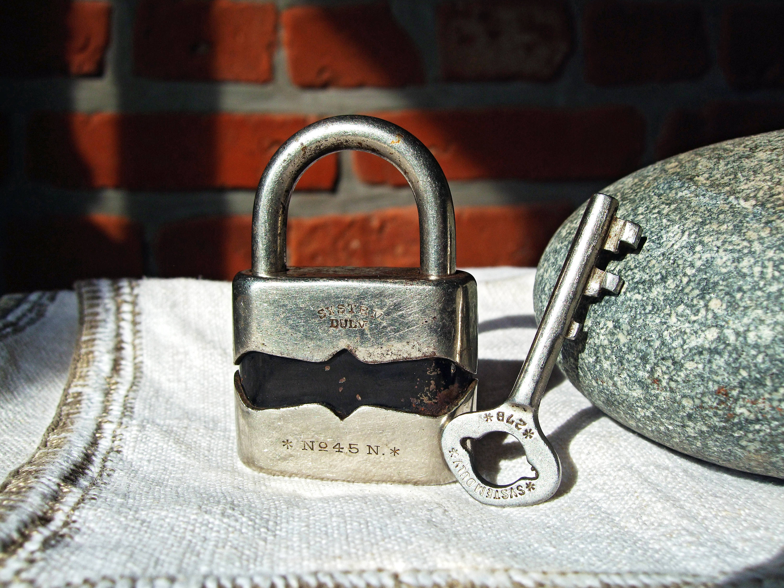 Antique German Padlock System Dulv Lock Number 45L with Etsy