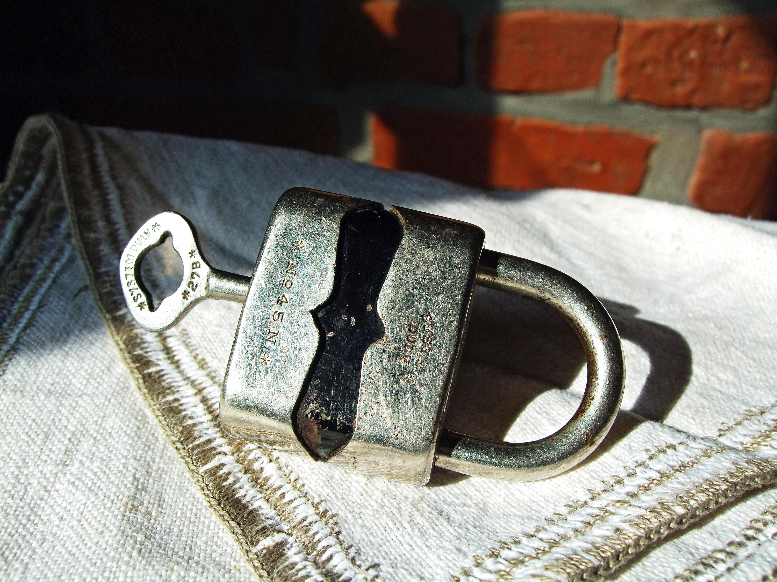 Antique German Padlock System Dulv Lock Number 45L with Etsy