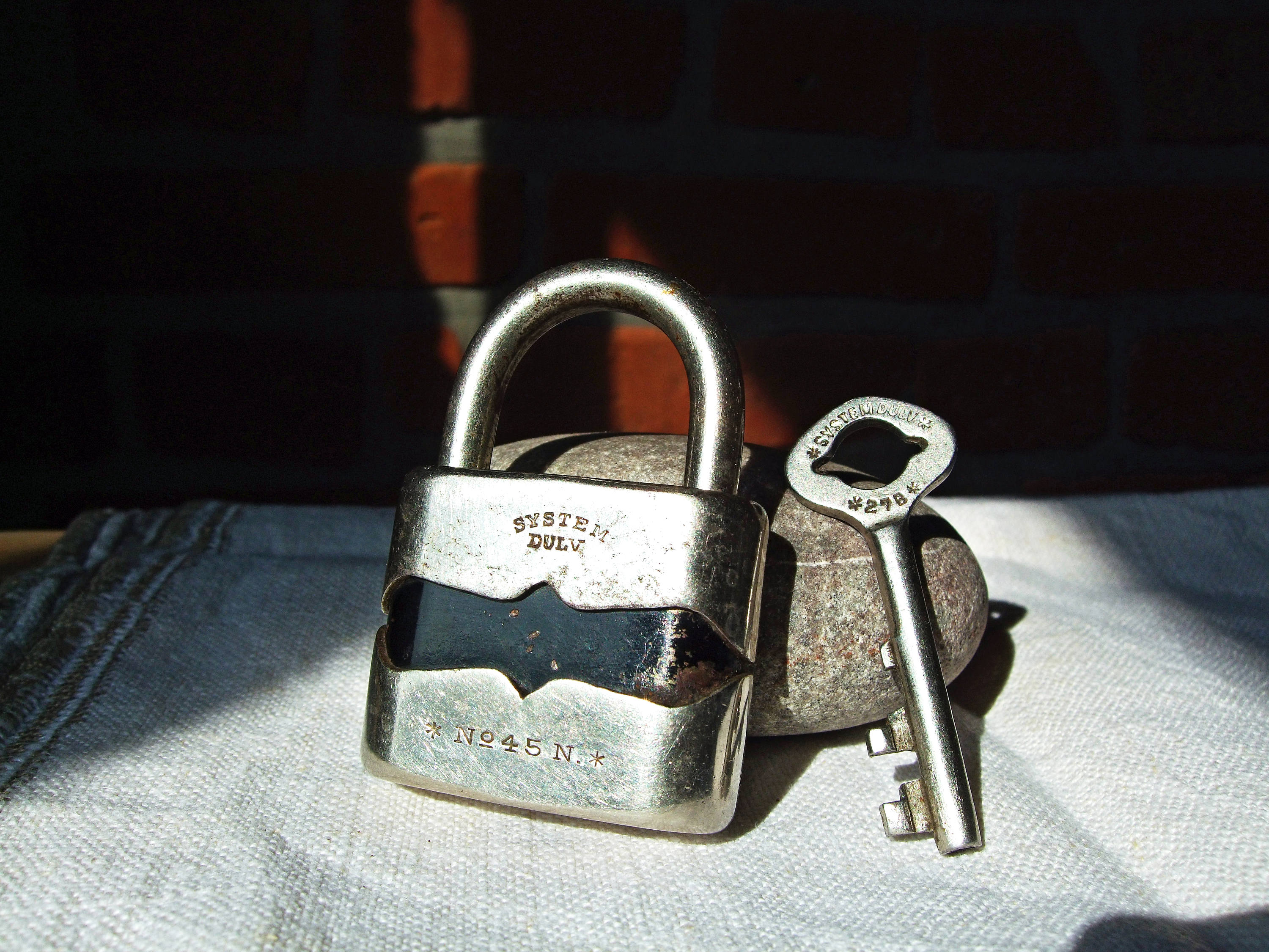 Antique German Padlock System Dulv Lock Number 45L with Etsy
