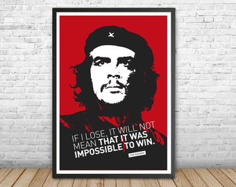 Che Guevara Quote Etsy Che Guevara Quote Etsy