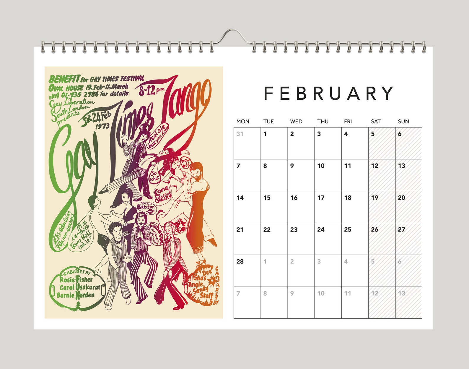 Calendrier gay LTBTQ 2022 calendrier mural A4 fierté LGBTQ | Etsy