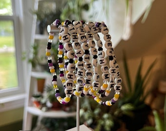 Nonbinary Pronoun Pride Flag Bracelets