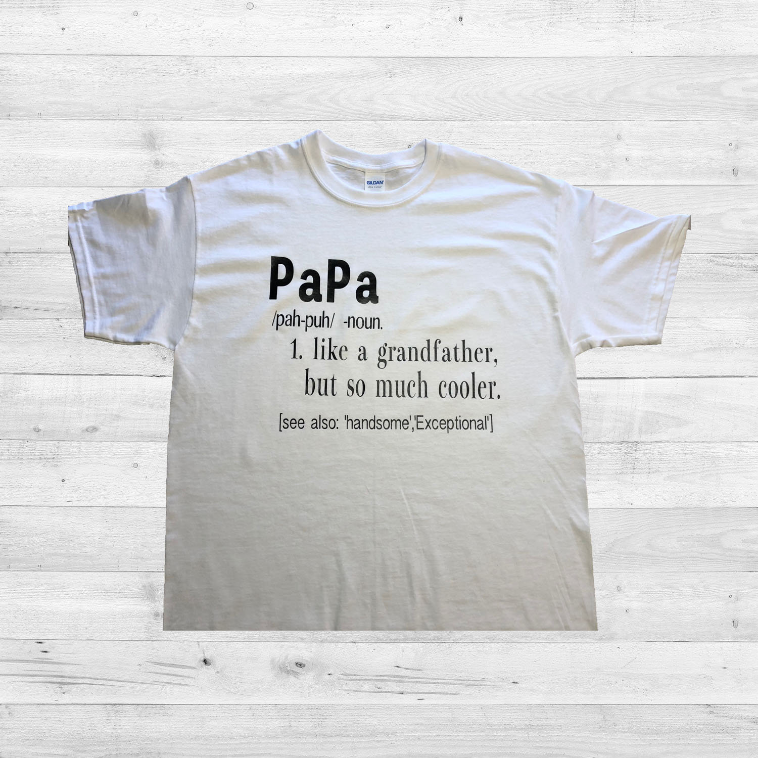 Papa Definition Shirt Father's Day 