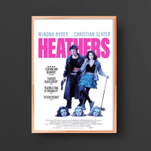Heathers Movie Poster 1988 Etsy Heathers movie poster (11 x 17). etsy
