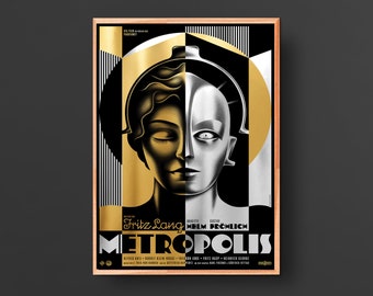 A3 A1 A4 available Metropolis Vintage Movie Poster A2