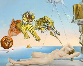 Salvador Dali Dream Caused by the Flight of a Bee around a Pomegranate a Second before Awakening. iphone 11 case Salvador Dali Dream Caused by the Flight of a Bee around a Pomegranate a Second before Awakening. iphone 11 case