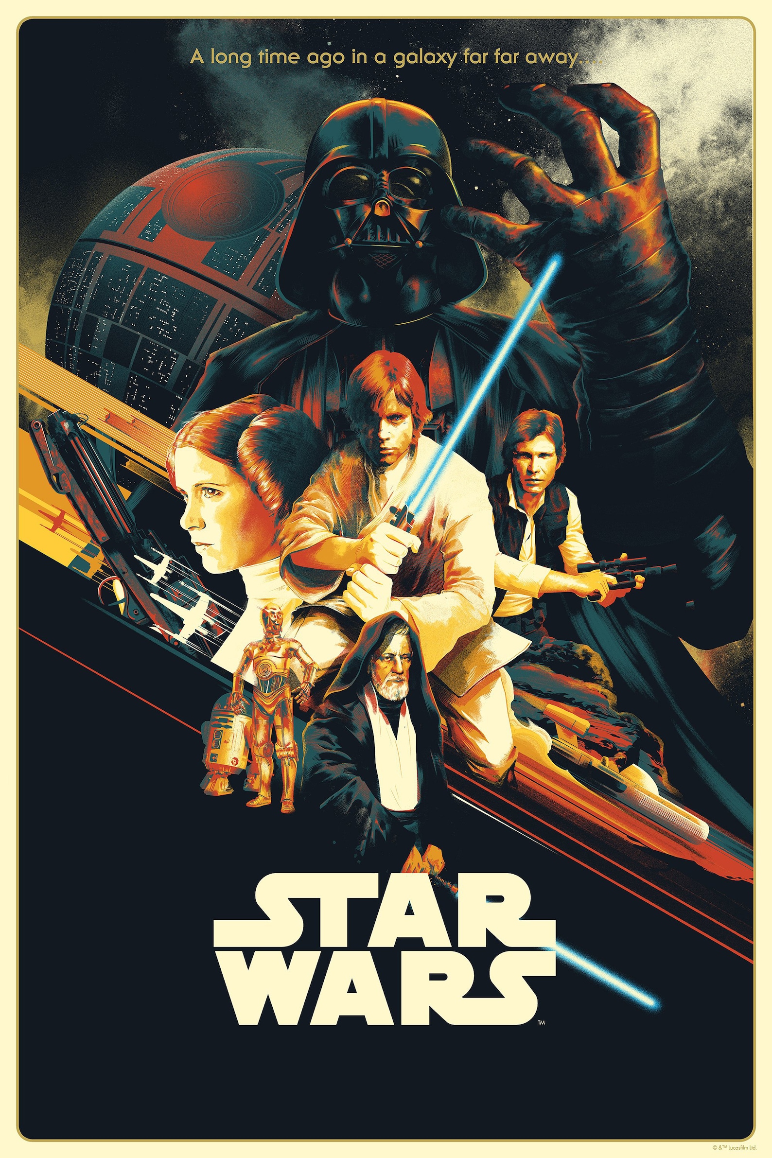 Star Wars New Hope Episode IV 1977 Vintage Movie Poster Etsy Star Wars New Hope Episode IV 1977 Vintage Movie Poster Etsy