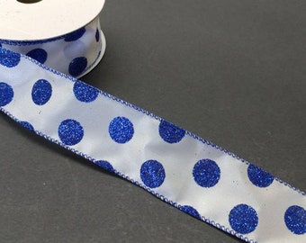 Polka dot ribbon | Etsy