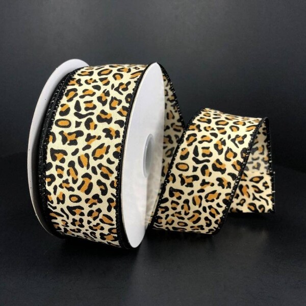 Cheetah Print Ribbon - Etsy