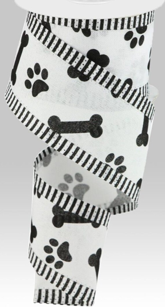 Dog Print Ribbon