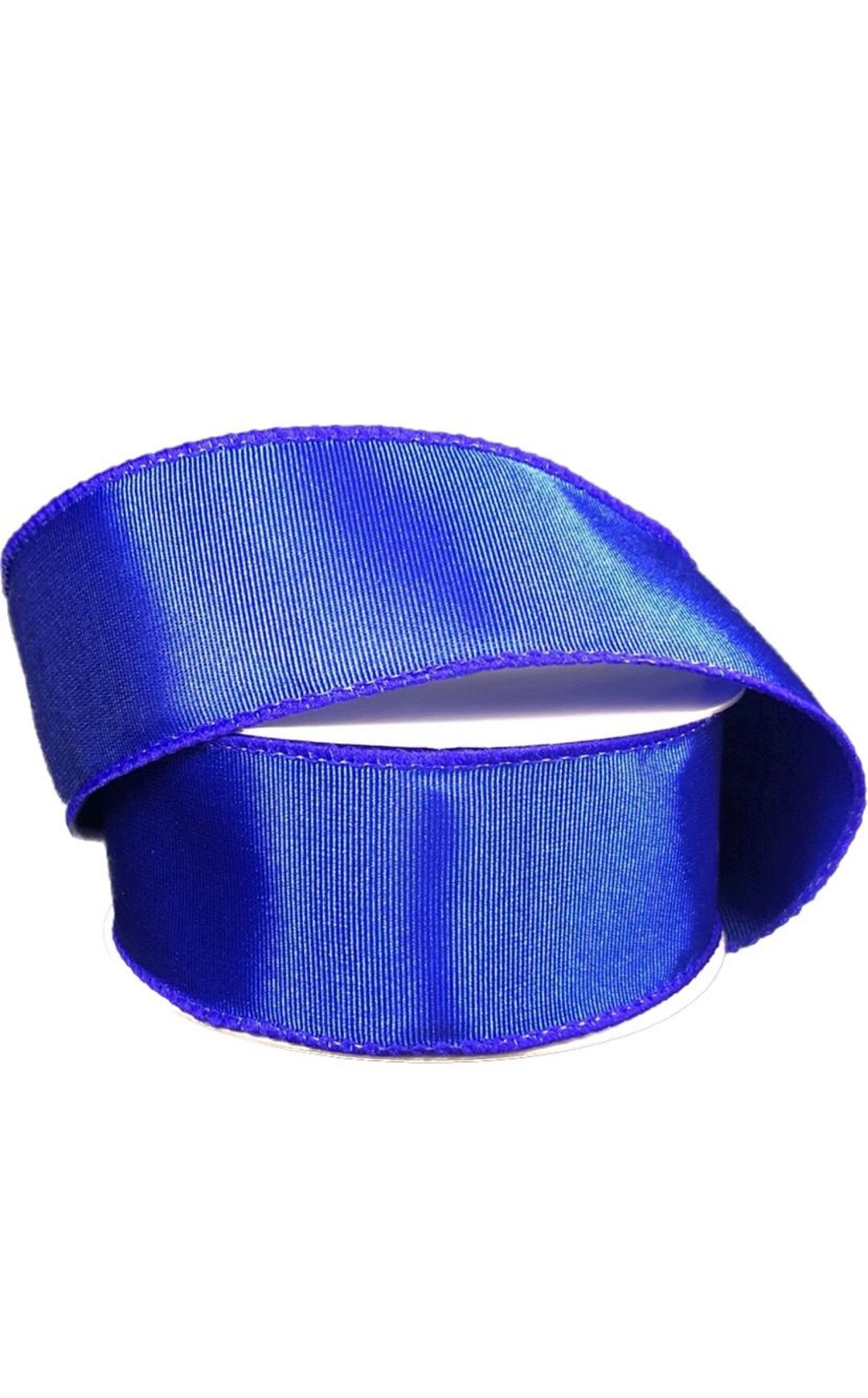 Wired Royal Blue Ribbed Satin Ribbon-1.5”x10 Yards - Etsy