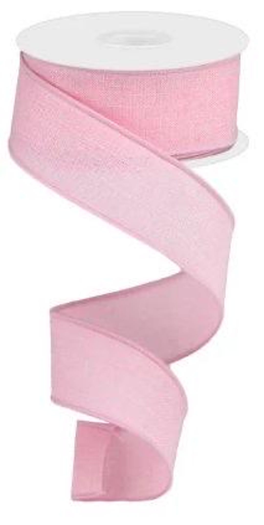 Wired Light Pink Ribbon - Solid Ribbon-1.5”x10 Yards - Etsy