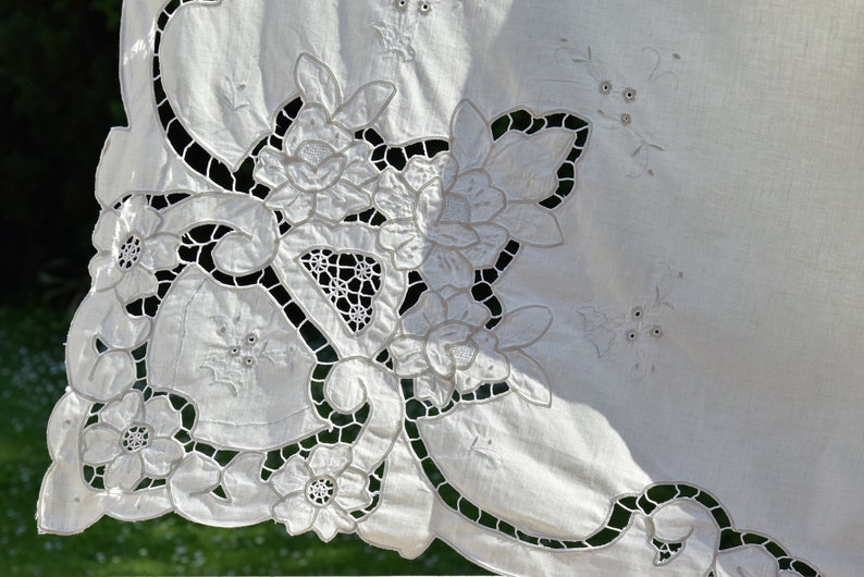 RARE Antique Vintage Pair of Pillowcases and Linen Sheet Set Etsy