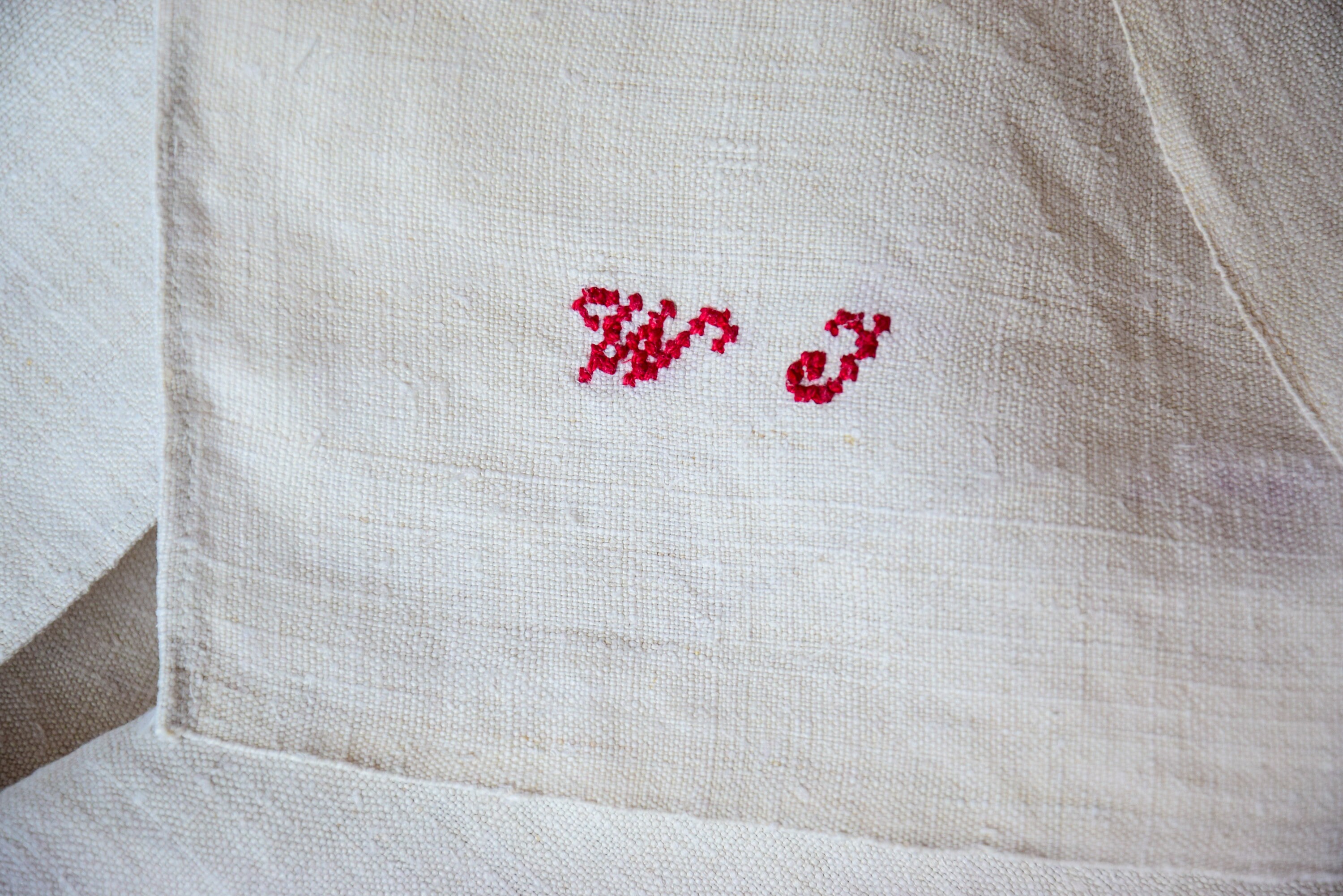 ナビーアンティーク素朴な純粋な麻のテーブルクロス フランスのホーム