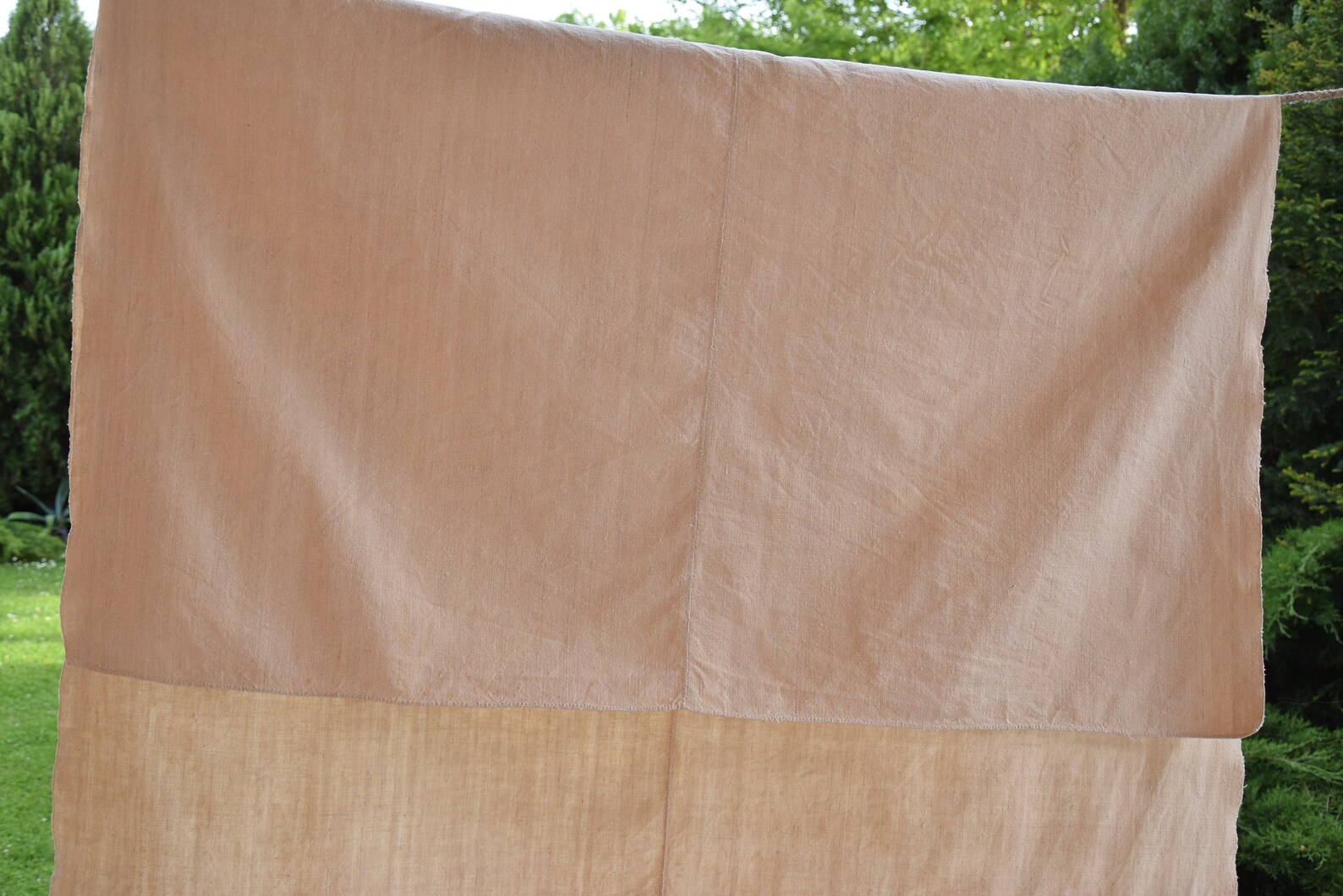 Antique Rustic French Hemp Sheet Material Homespun Organic Etsy