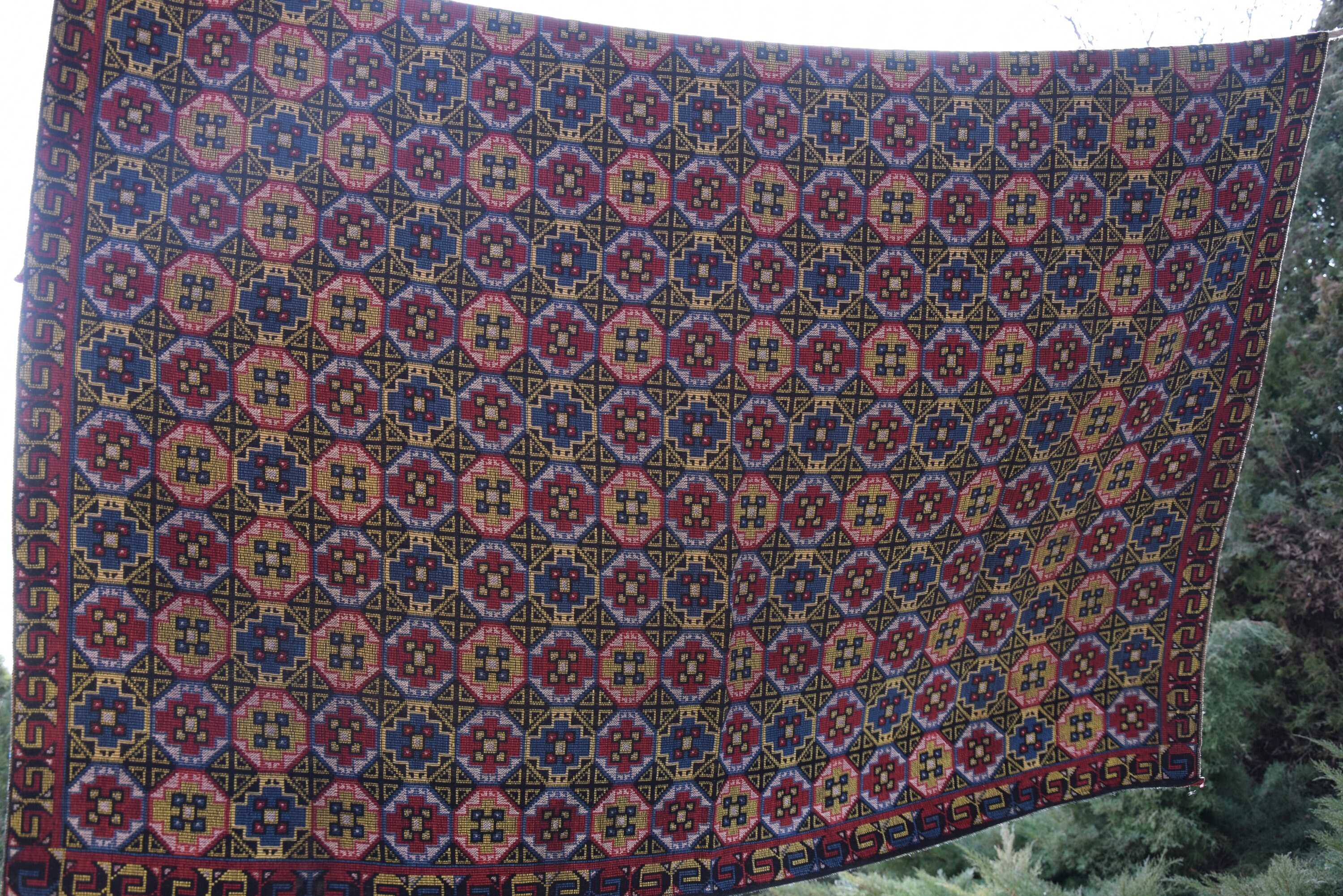 Antique Rug Carpet Vintage Handmade Woven Rug Vintage Tablecloth ...