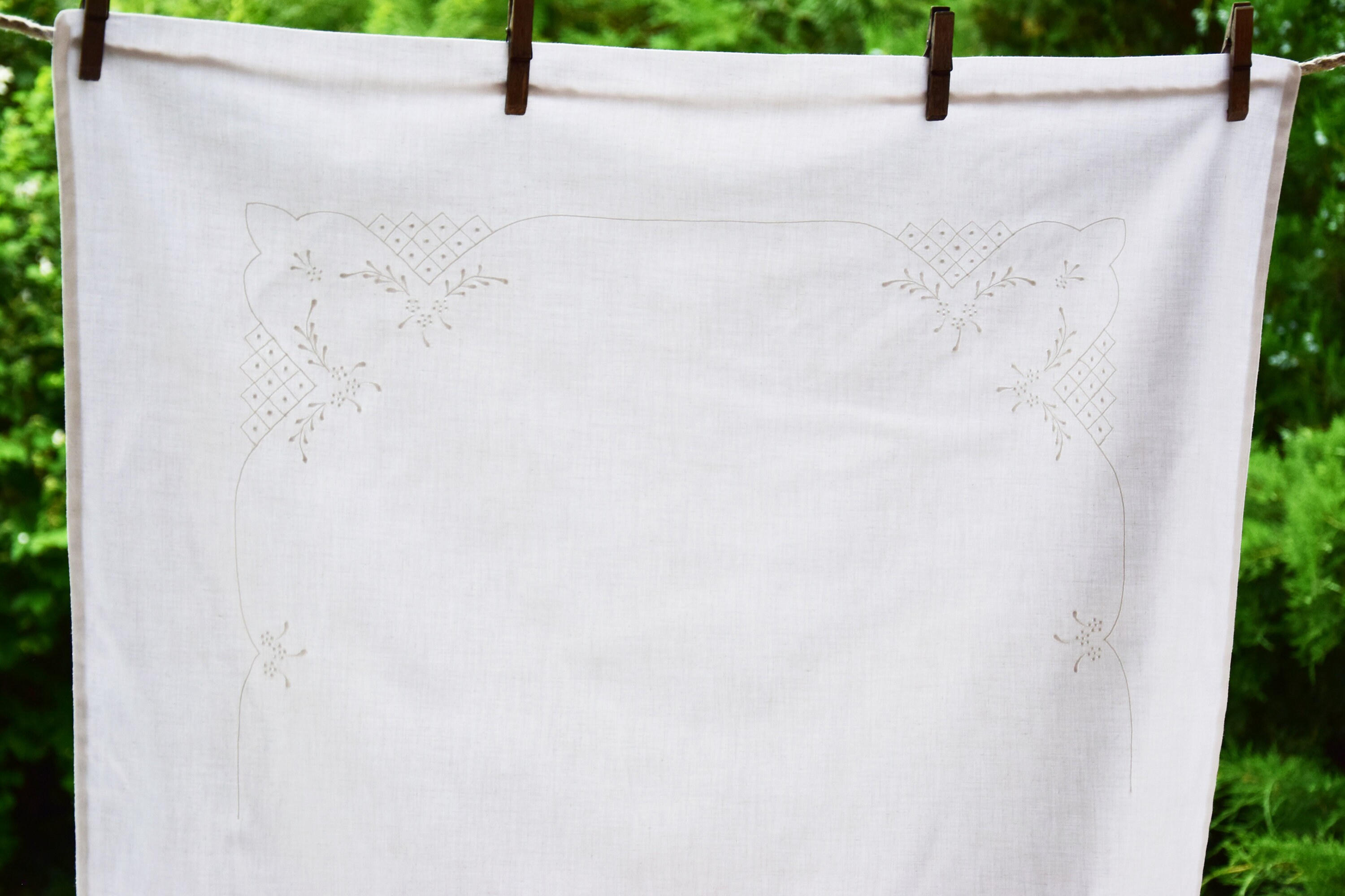 Pair Pillowcases Sham Antique Vintage Linen Bedding Cushion Etsy UK