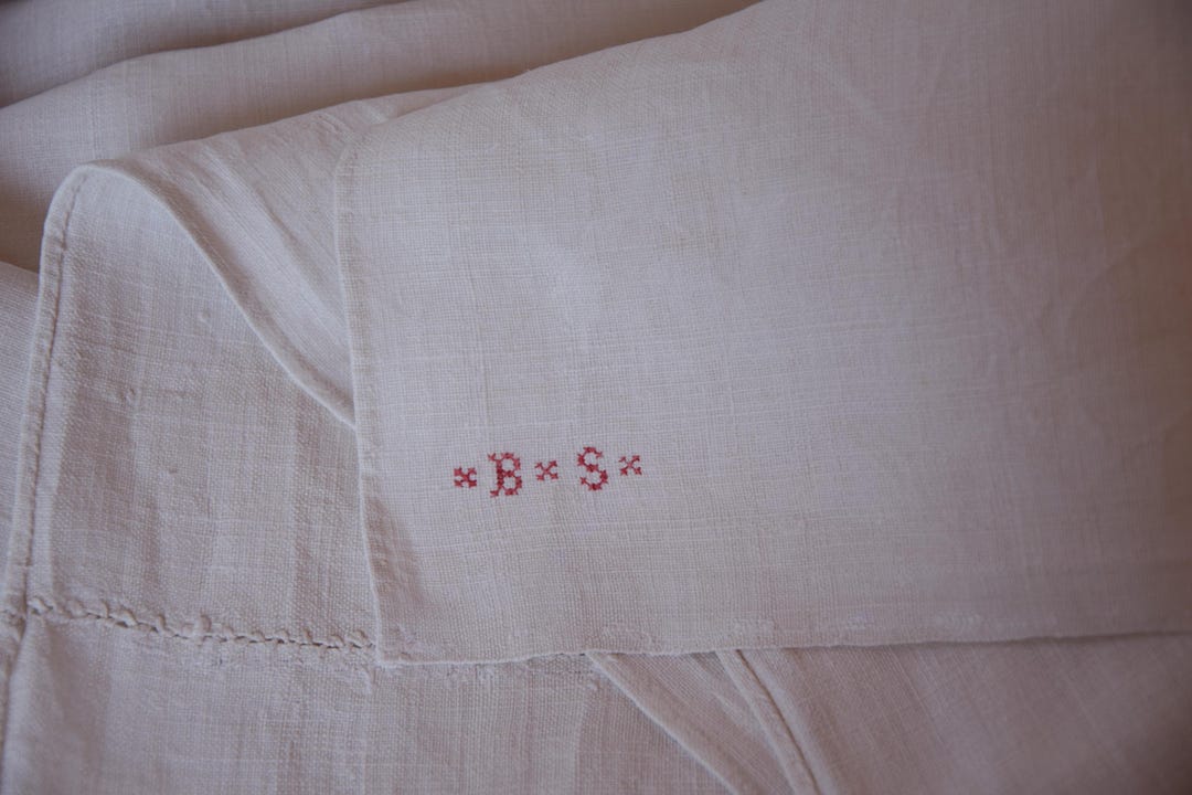 Nubby Antique Rustic Pure Hemp Sheet French Organic Linen Material ...