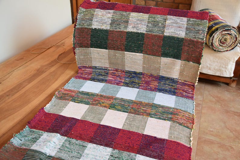 Draped Rug Images Vintage Rag Rug Stair/ Table Hall Runner European Carpet Rug Handwoven ...