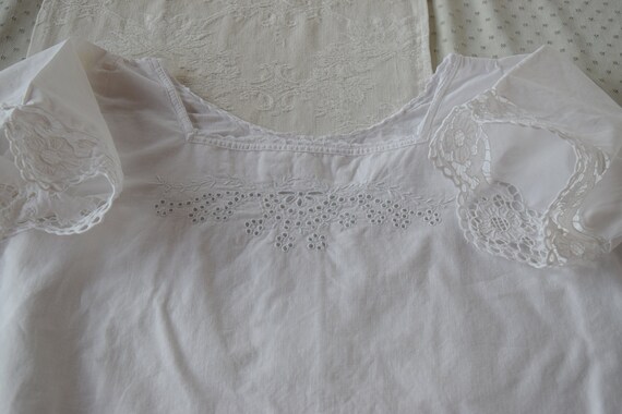 Antique Hungarian Folk Women Shirt Blouse Sommer … - image 3