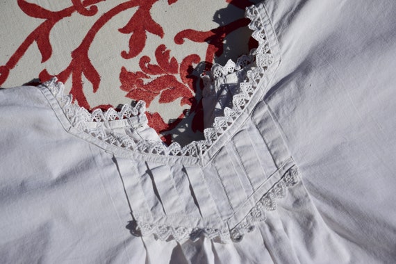 Antique Hungarian Folk Women Shirt Blouse Sommer … - image 5