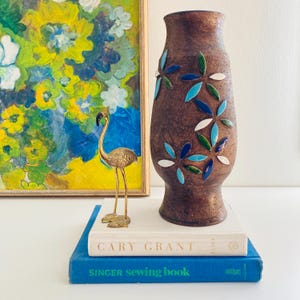 Midcentury Modern Italian Pottery Vase | Vintage Aldo Londi for Raymor | Bitossi Pottery
