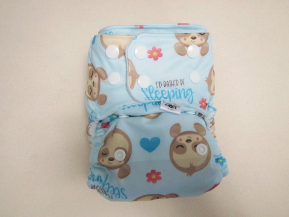 sloth cloth diaper