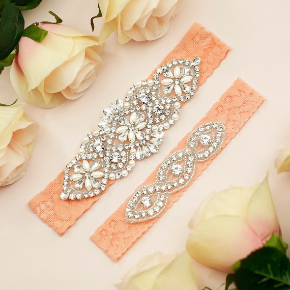 Peach Bridal Garter Set, Wedding Garter Set, Peach Lace Bridal Garter, Lace Garter Belt, Rhinestone Garter Set, Beaded Garter Belt, - Etsy Peach Bridal Garter Set, Wedding Garter Set, Peach Lace Bridal Garter, Lace Garter Belt, Rhinestone Garter Set, Beaded Garter Belt, - Etsy