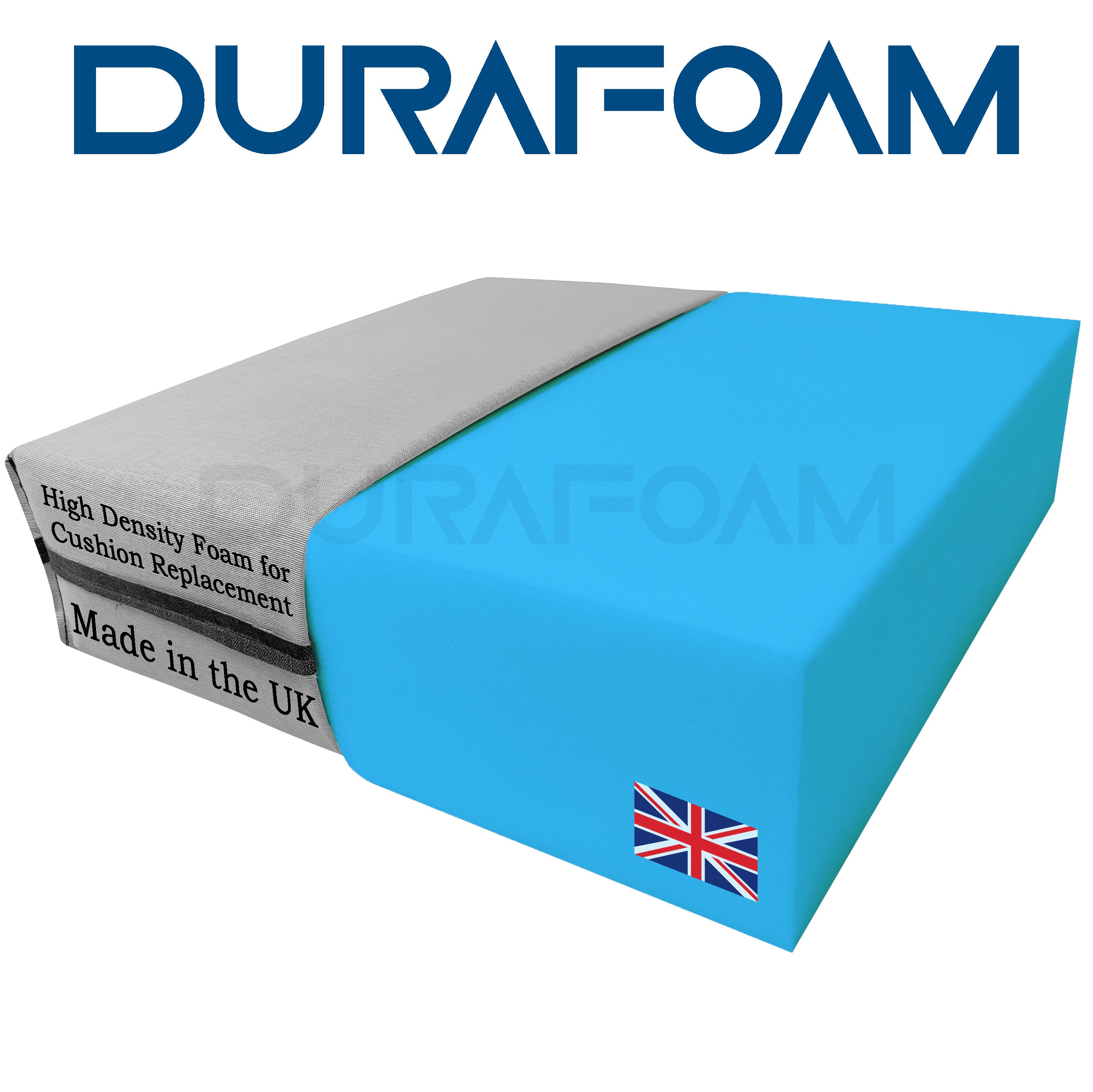 Highdensity Firm Blue Upholstery Foam Squares and Sheets for Seating