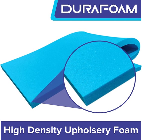 High Density Upholstery Foam Cut to ANY Size ALL Sizes Available Suitable  for Chairs, Seats, Sofas, Caravans Made in the UK 