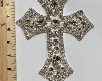 Crystal Rhinestone Crosses for Wedding #31452 Baptism First Communion ,Candles,Decoration