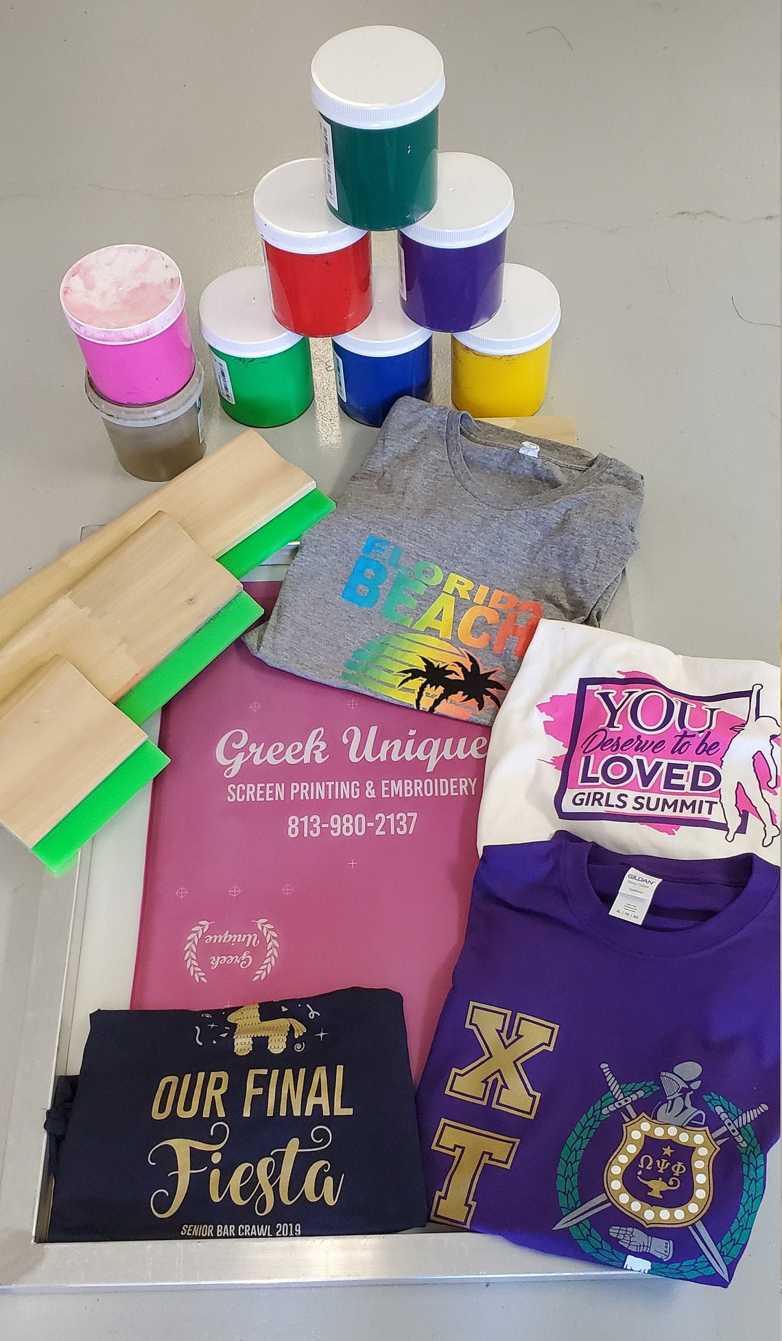 Custom Screen Printing Etsy