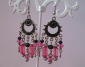 earrings to pendants charms pink and black