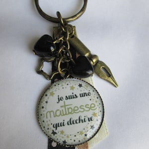 deur van de hoofdsleutel, bag sieraden, ultimo jaar geschenk, deur sleutel "Ik ben een Meesteres die tranen"