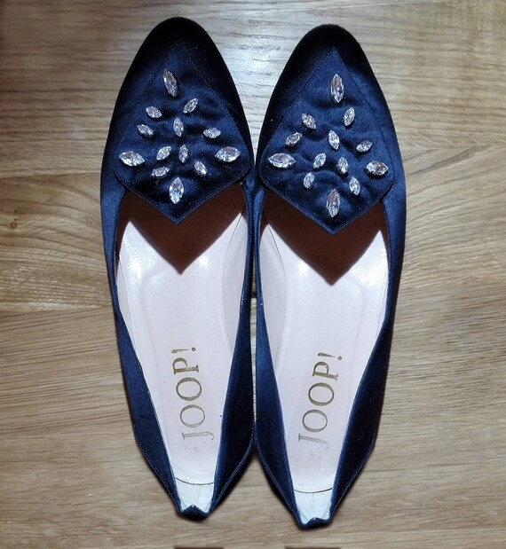 flat black evening shoes uk