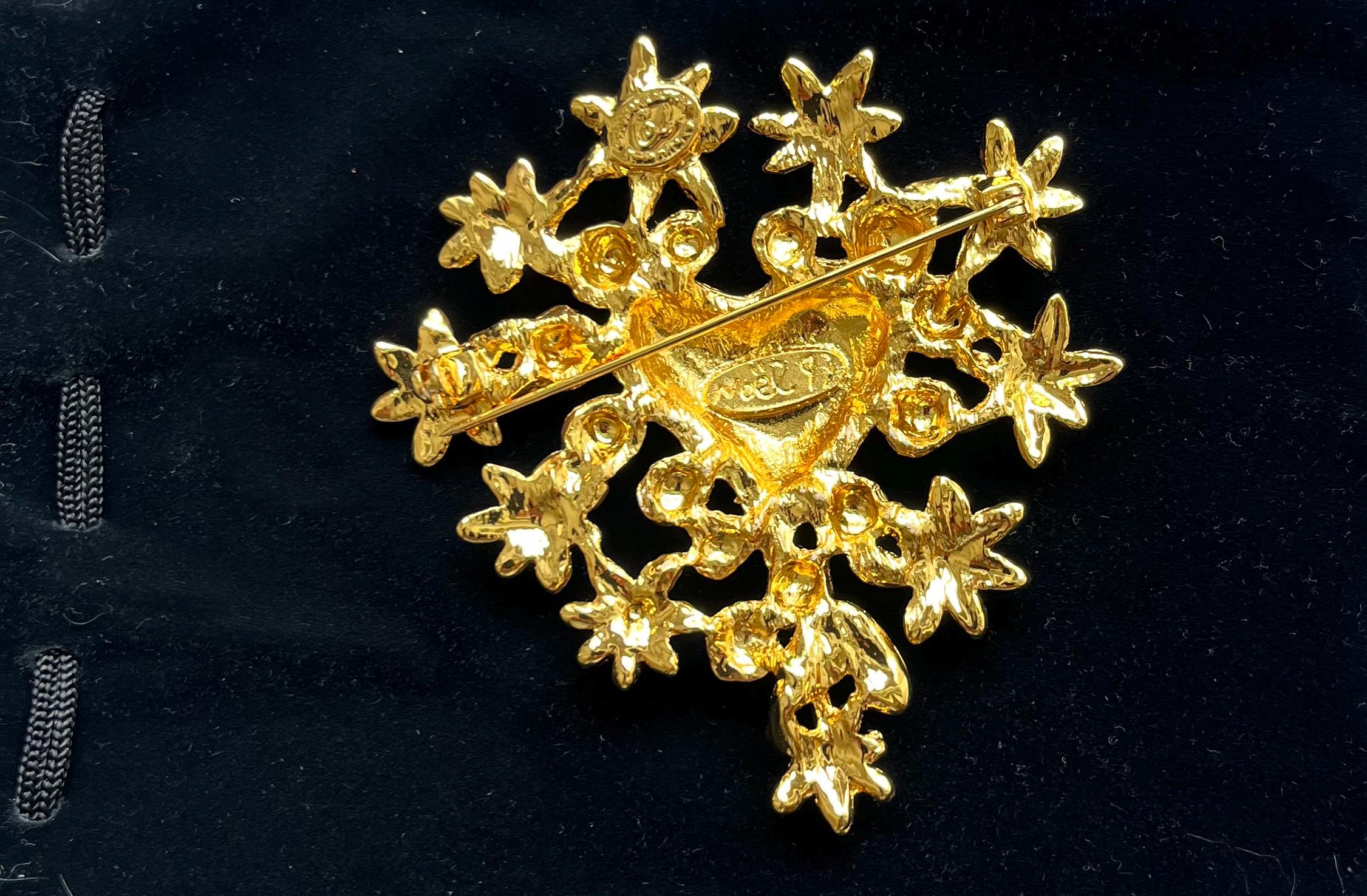 Rare CHRISTIAN LACROIX VINTAGE Heart Brooch, 