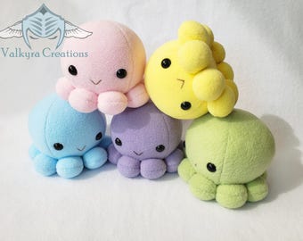 Baby Octopus Stuffed Plush Toy - Handmade