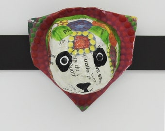 Magnet Panda en papier mâché